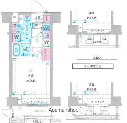 GENOVIA横浜鶴見市場SKYGARDENの間取り写真