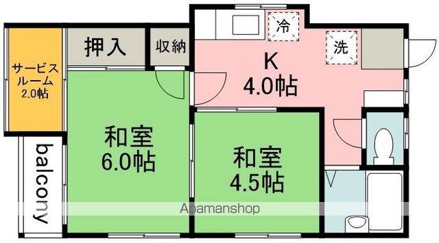 花椿 C棟の間取り写真