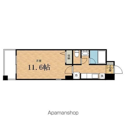 ＩＭビル[1K/32.55m2]の間取図