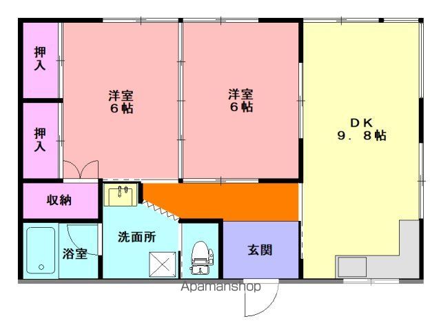 宮前16-21貸家の間取り写真