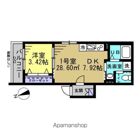 【ＬＯＮＧＲＡＩＮ　ＹＡＳＨＩＯの間取り】