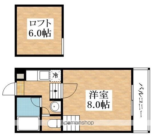 カーサ東住吉の間取り写真