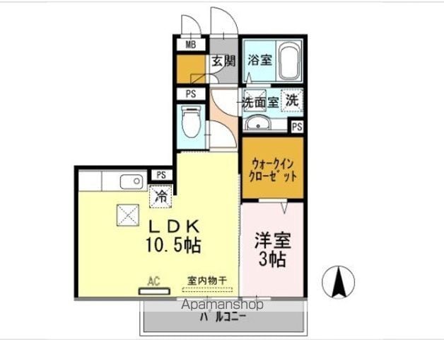 クリーク パレスの間取り写真