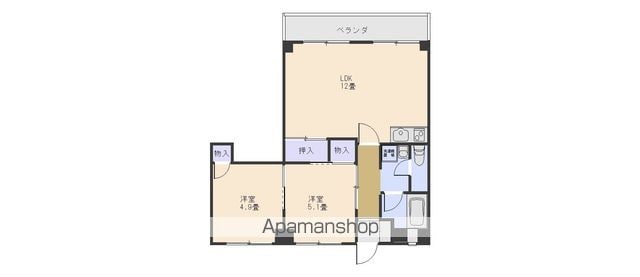 Gラインビルの間取り写真
