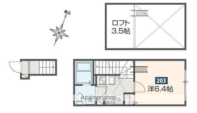 【ＭＥＬＤＩＡ矢川Ⅱの間取り】