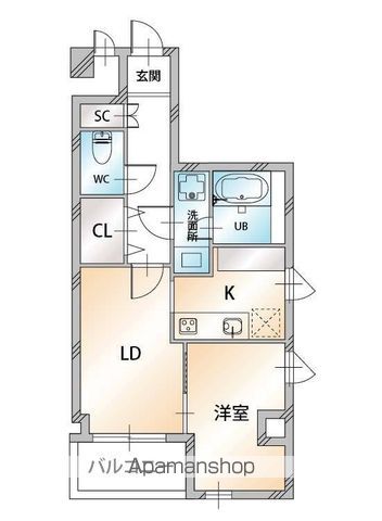 KDXレジデンス天王町の間取り写真