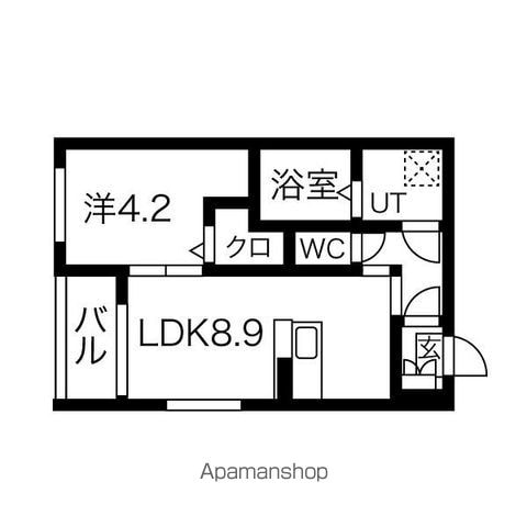 モメンタム志賀本通の間取り写真
