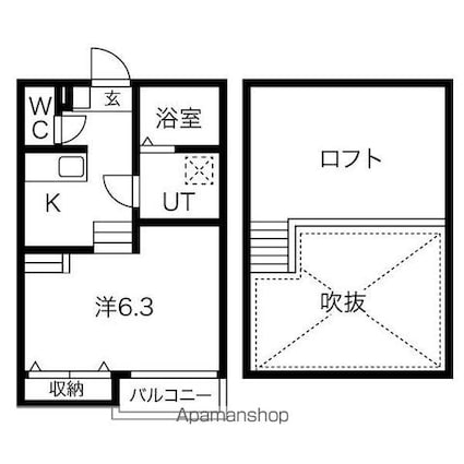 Ｃｒｅｏ栄生壱番館[1K/24.28m2]の間取図
