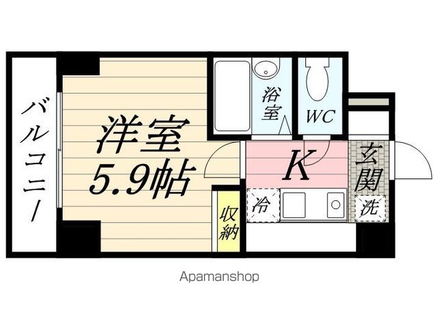 アルティーム生麦の間取り写真