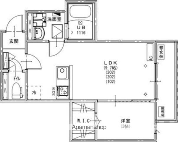 KEIAI RESIDENCE松戸IIの間取り写真
