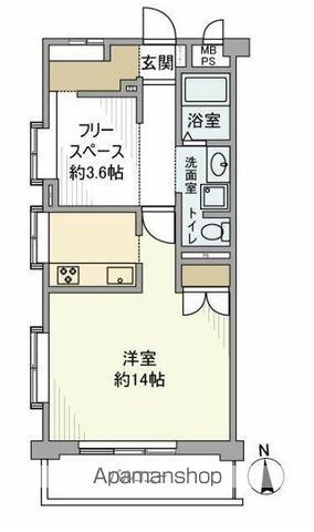ルジェンテ・リベル氷川台の間取り写真
