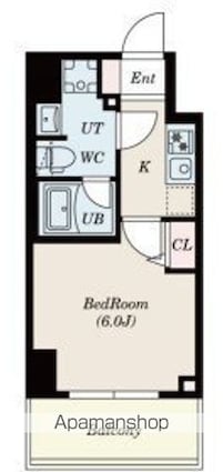 ＳーＲＥＳＩＤＥＮＣＥ松戸Ｃｏｓｍｅａ[1K/20.72m2]の間取図