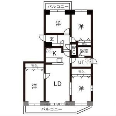 BRO北野の間取り写真