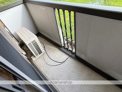 コーポ　チェリッシュ　Ａ[2DK/51.69m2]のバルコニー