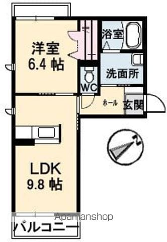 シャーメゾン東本町の間取り写真