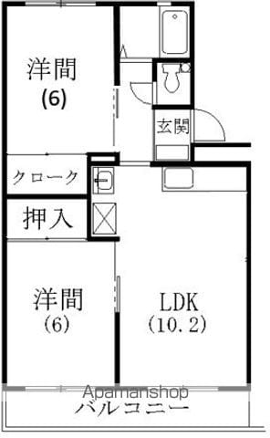 マンション大丸の間取り写真