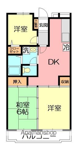 ラビアンローズの間取り写真
