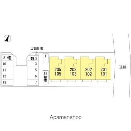 Ｂｏｎｎａｒｄ[2LDK/50.9m2]の配置図