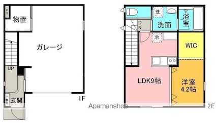 Ｃｉｅｌ　Ｂｌｕｅ[1LDK/70.79m2]の間取図