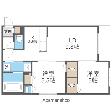 GRANDUKE北円山の間取り写真