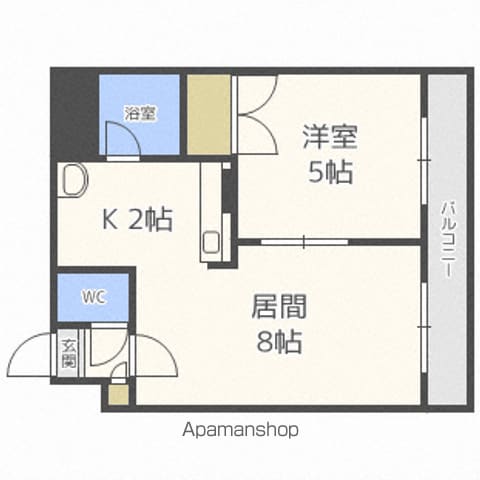 セントポーリア弐番館の間取り写真