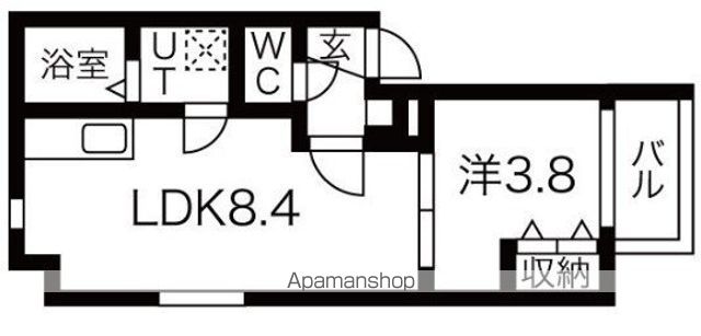 【ＬＡ　ＶＩＴＡ二日市駅前Ⅳの間取り】