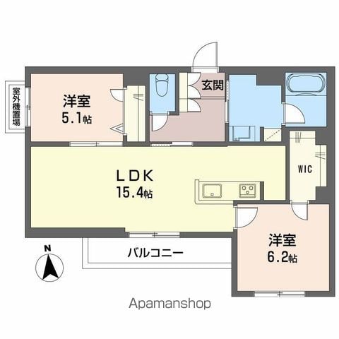 シャーメゾン リアン深江橋の間取り写真