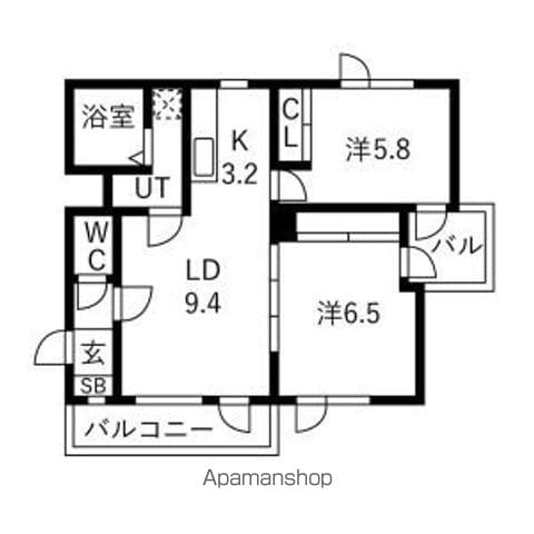 パークカーサ福住の間取り写真