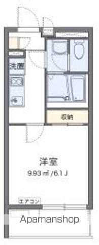 川崎市幸区東古市場のマンションの間取り