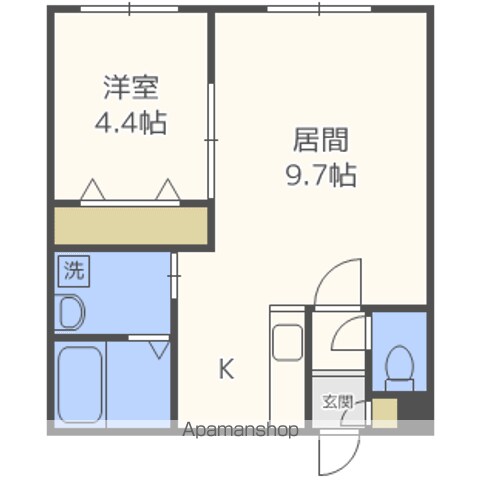アクアトピア福住の間取り写真