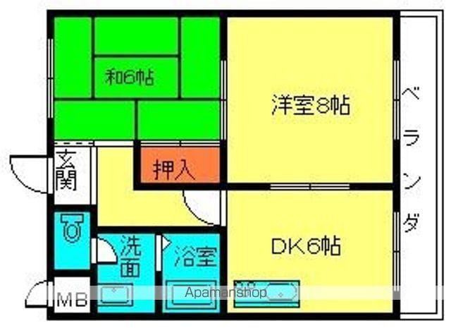 シルクロード醍醐の間取り写真