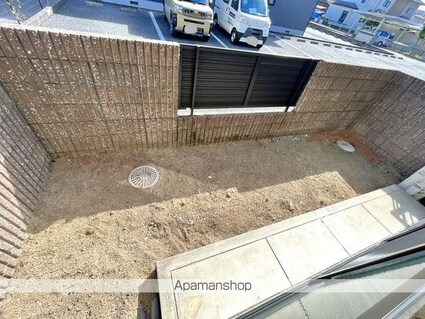 ハピネス高柳　Ｃ棟[3K/50.78m2]のバルコニー