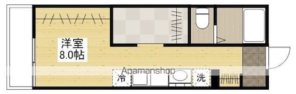 ＭＩＮＥＲＡＬＩＡ宮島口[1R/21.28m2]の間取図
