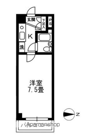 小平市花小金井のマンションの間取り