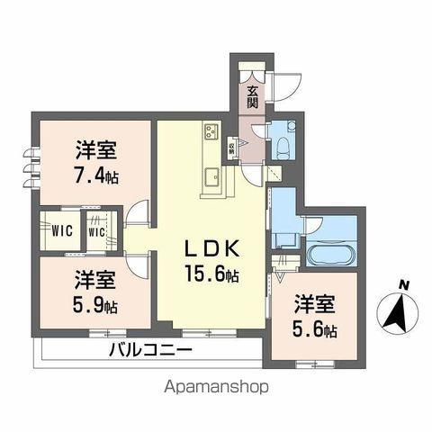 AMICOURT OHRIの間取り写真