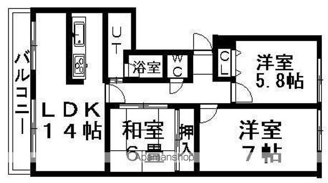 ベルシティ20の間取り写真