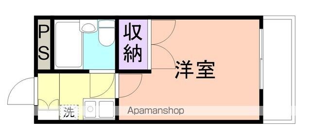 レオミナト[1K/18.24m2]の間取図