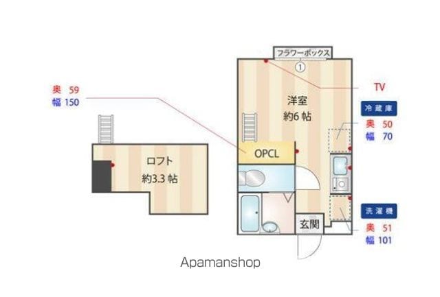 【キーウエスト妙蓮寺の間取り】