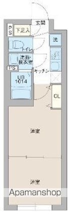 プロスタイルウェルス東武練馬[2K/28.2m2]の間取図