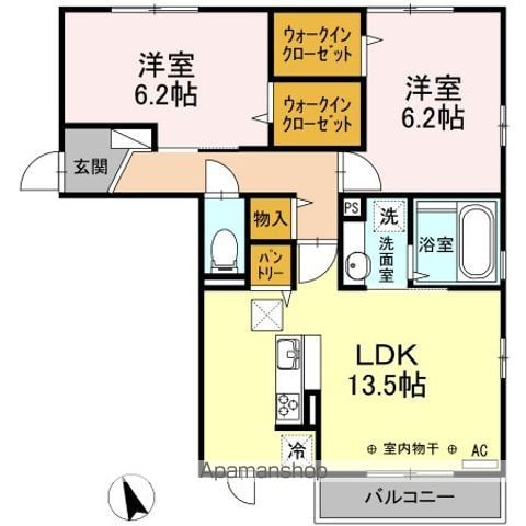 ソレイユアンサンブルの間取り写真