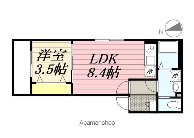 【ＬＥＡＦ　ＨＩＬＬＳ　ＳＨＩＮＭＡＴＳＵＤＯの間取り】