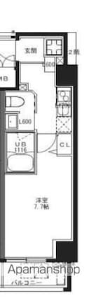 ＳーＲＥＳＩＤＥＮＣＥ池袋Ｎｏｒｔｅ[1K/26.03m2]の間取図