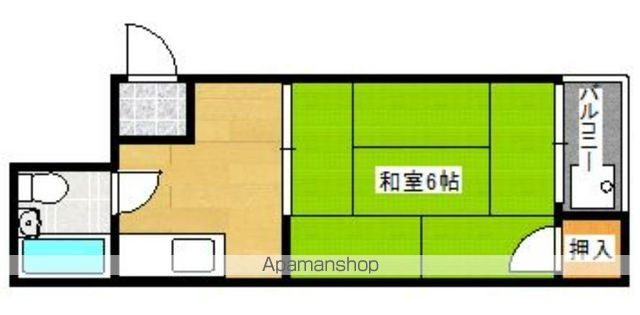 パルム渡辺通Ⅲの間取り