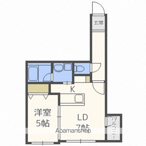 RUKーA円山の間取り写真