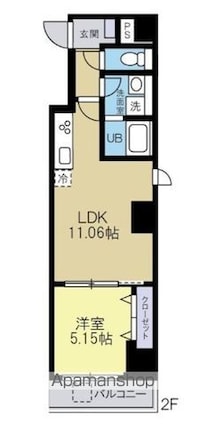 ＭＡＩＳＯＮ　Ｍ．Ｋ．[1LDK/41.07m2]の間取図