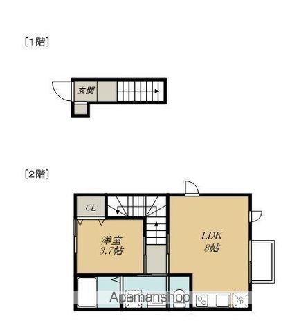 コンフォール萩野町Iの間取り写真