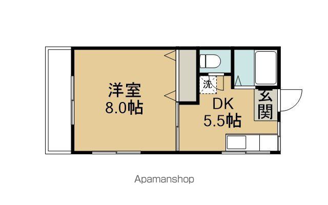 パーシモンアネックスの間取り写真