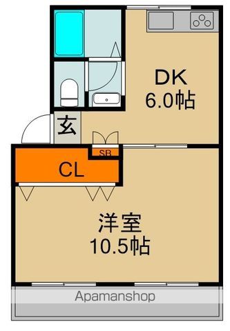 カーサ安福の間取り写真