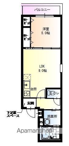 フジパレス下新庄WESTの間取り写真