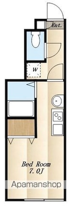 ＳＯＬＵＮＡ　ＣＲＡＣＩＡ　ＭＩＴＡＫＡⅡ[1R/19.66m2]の間取図